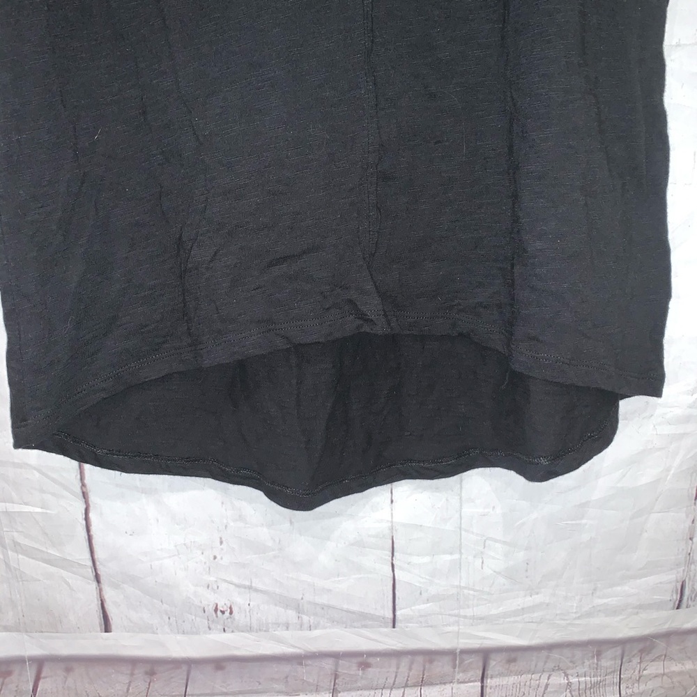 Gap black short sleeve midi cotton dress Sz S NWT - Picture 4 of 5